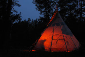 tipi öises metsas